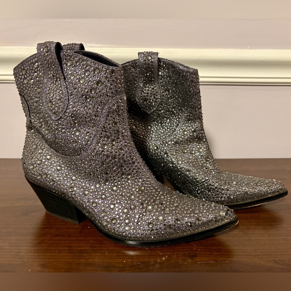 Jessica Simpson Tamira2 Rhinestone Ankle Boots